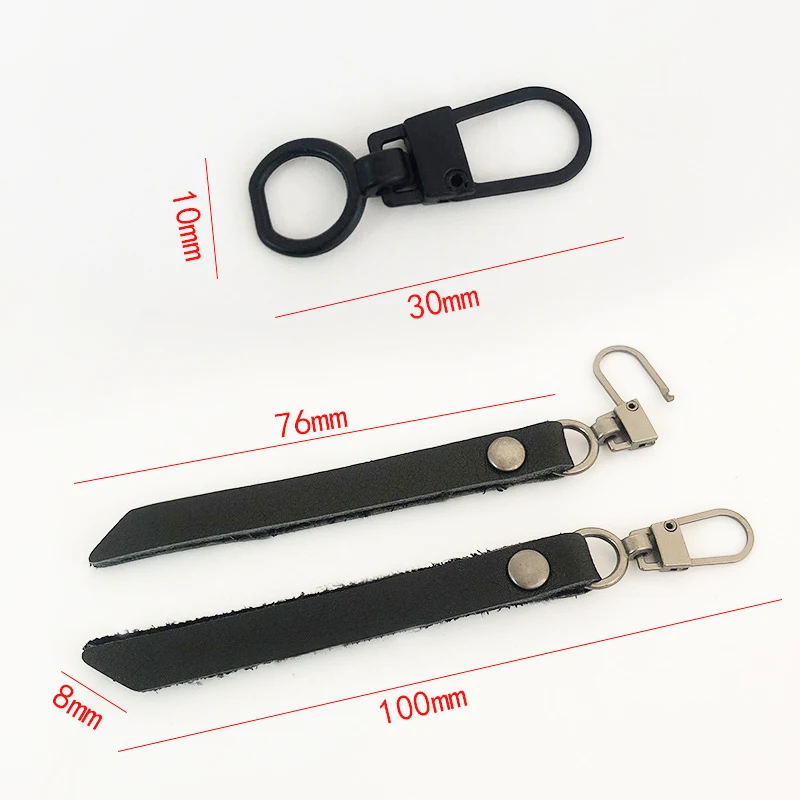 Zip Puller Replacement Leather  Zip Pull Replacement Leather - Leather  Zipper Pull - Aliexpress