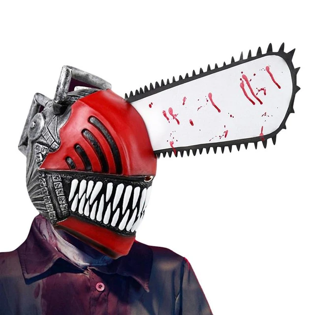 Molde Capacete do Anime Chainsaw Man - Cosplay