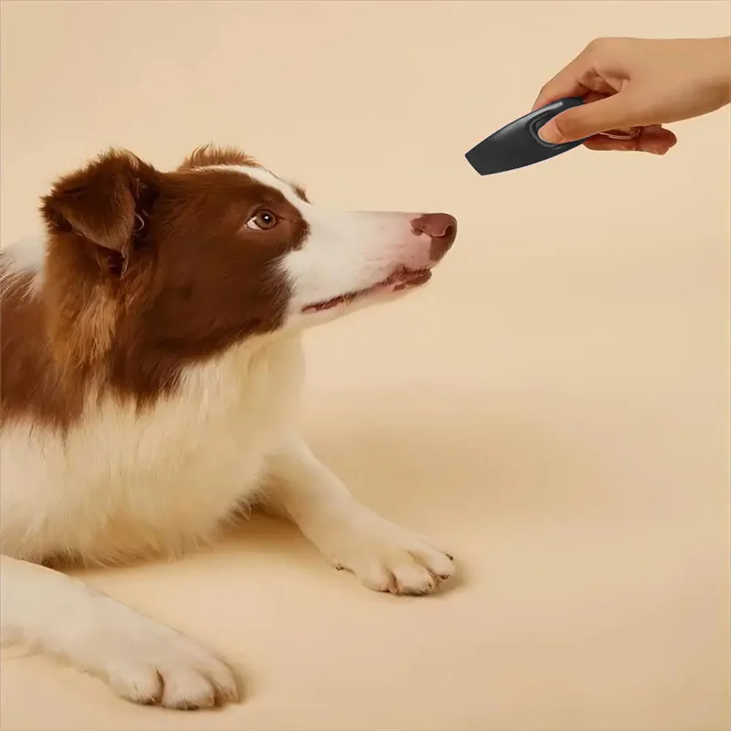 Dog Training Clicker and Whistle 2in1 Combo, Multi Color Portable Training Tool, Easy Use Clicker Whistle for Obedience Commands
