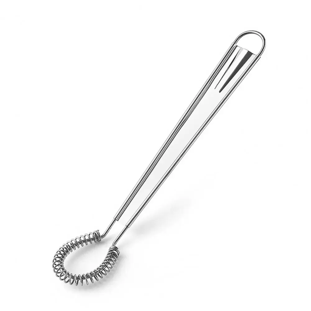 Egg Mixer Sturdy Good Elasticity Stainless Steel Hand Held Spring Whisk Kitchen Stainless Steel Egg Beater