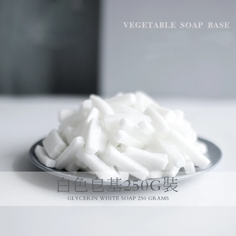 White Solid Natural Plants Glycerin Soap Base Material DIY Handmade Soap Making Supplies Kits Tools 1kg 500g