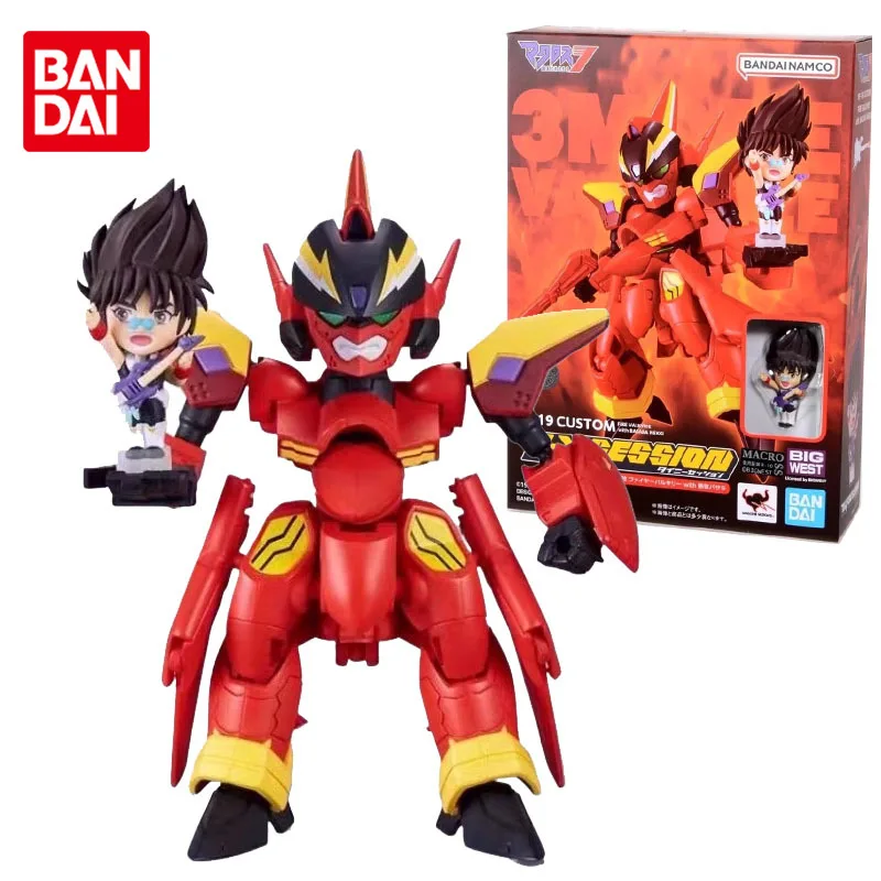 

Фигурки героев аниме Bandai VF19, оригинальные крошечные сеансы, крепость суперразмерная, Басара некки, игрушки, подарок для детей