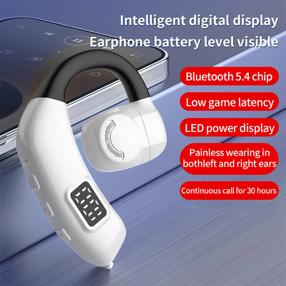 X30 Wireless Headset, Digital Display, TWS On-Ear, Sports Headset, Sweatproof, HIFI Sound Headset, Stereo, HIFI Calling