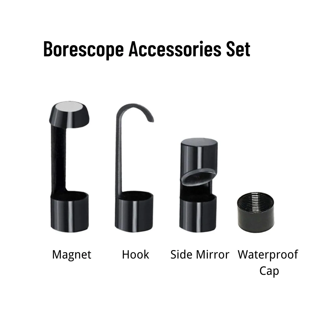 Borescope Set Accessories, Hook Side View Mirror Protective Cap