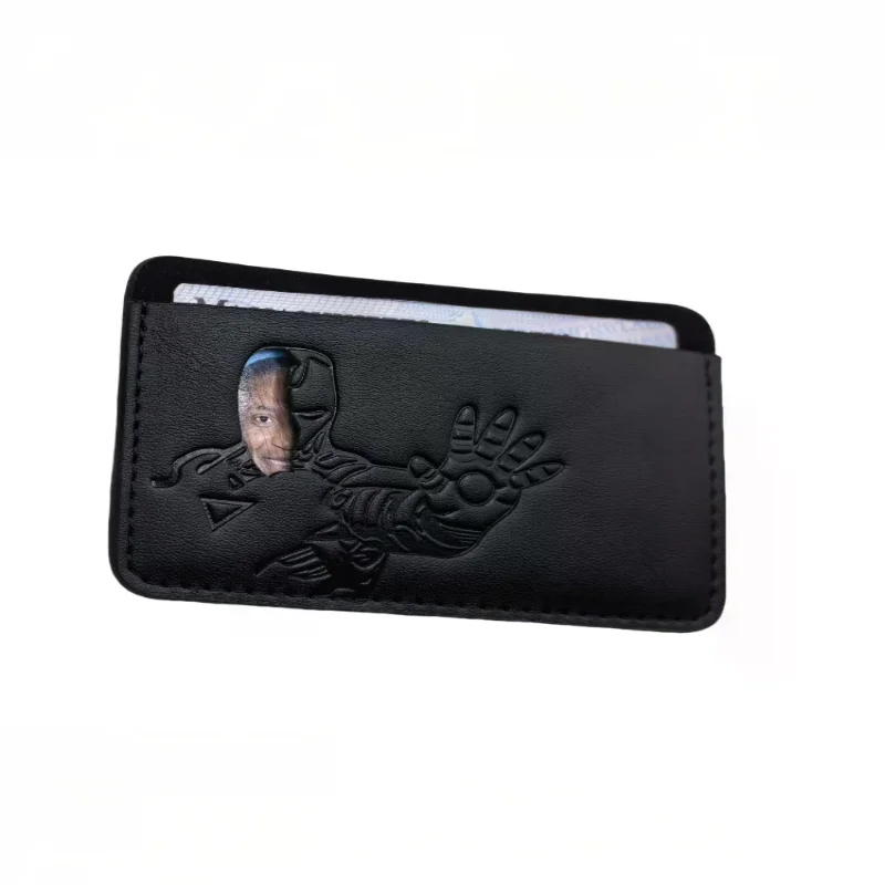 Hero Squad Hollow Out Character Card Case Personalized SuperHero Mask ID Card Holder Gift