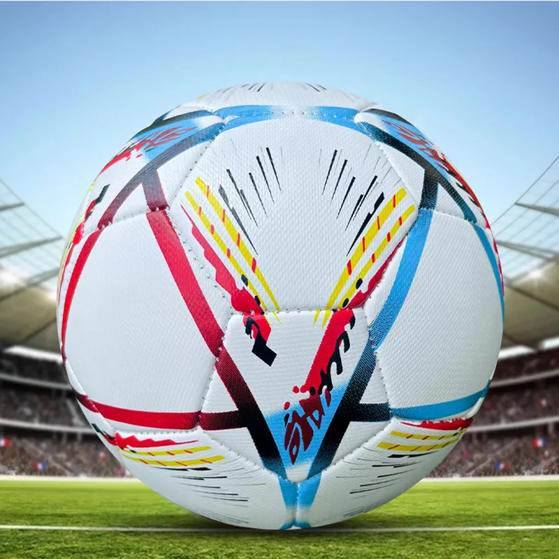 

Qatar FIFA World Cup No.5 Footballer Stitch Football Adult Training Match Ball for UEFA Champions League Football