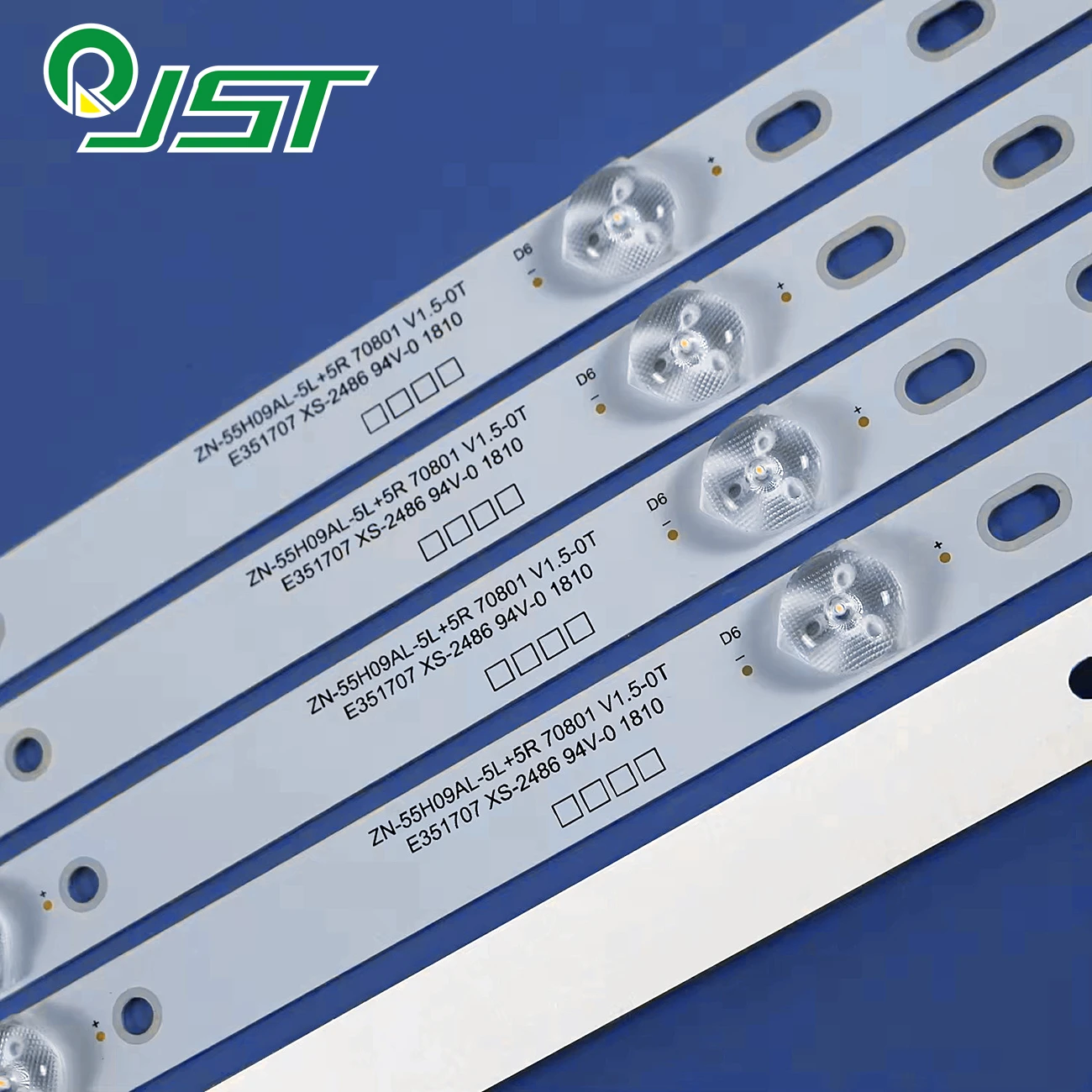 New 10pcs/Kit LED Strips TV JTV-5505 L55UHDPR001 UA55PR P55L21T2CSM ZN-55H09AL-5L 5R 60908 V1.3 ZN-55H09AR-5L 5R 70801 V1.5-0T 4