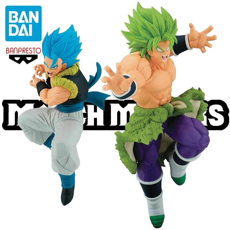 Banpresto Dragon Ball Super Match Makers Super Blue Gogeta Broli Pvc 12/19Cm Anime Action Figures Model Collection Toy