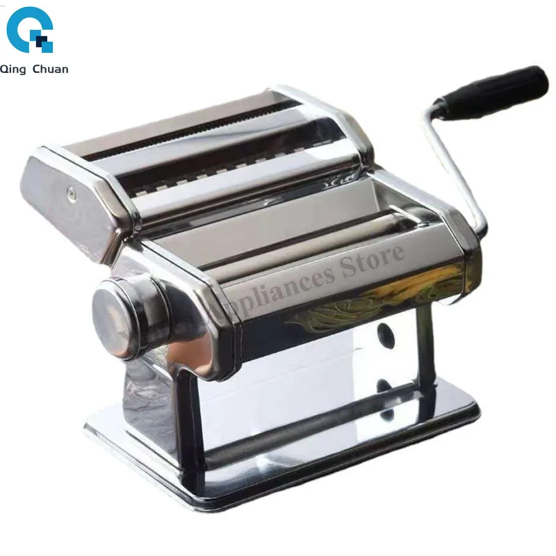 Noodle Maker Machine Pasta Maker Machine Stainless Steel Fresh Pasta for Spaghetti Making Noodle Cutter
