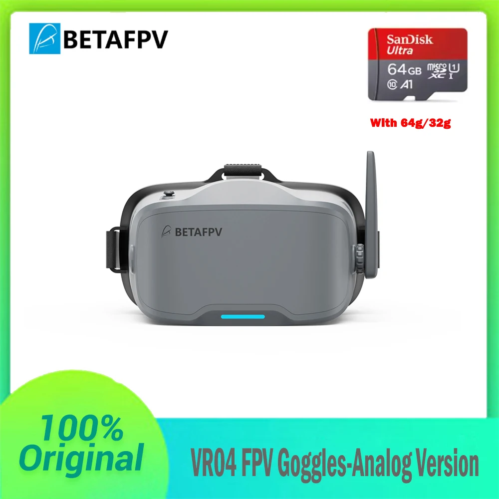 แว่นตา FPV ความละเอียด HD สำหรับบินโดรน
