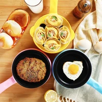 Multifunction Mini Electric Egg Omelette Cooker Eggs Boiler  Steamer Pancake Fried Steak Non-stick Frying Pan 110V 1