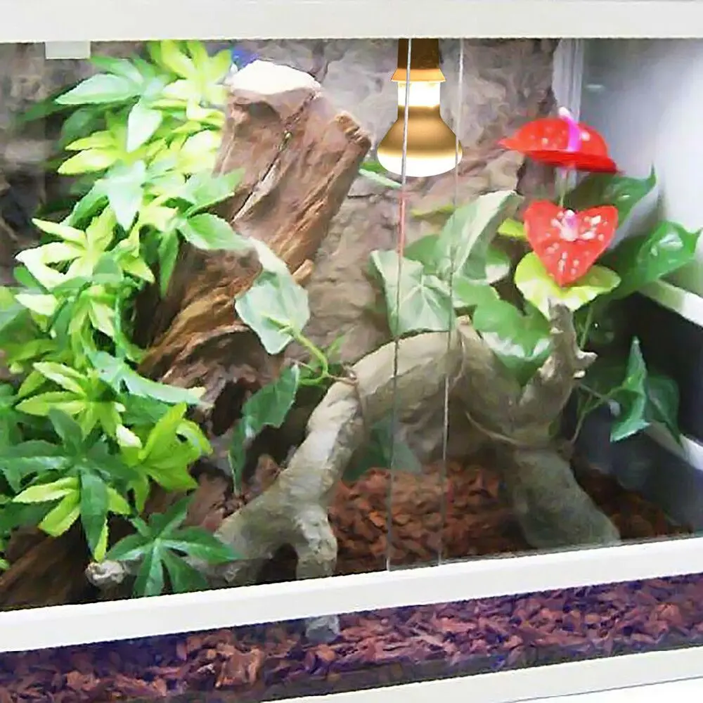 Регулятор температури черепахи Нагрівач UVA Light Гріється Світло Рептилія Галогенна лампа