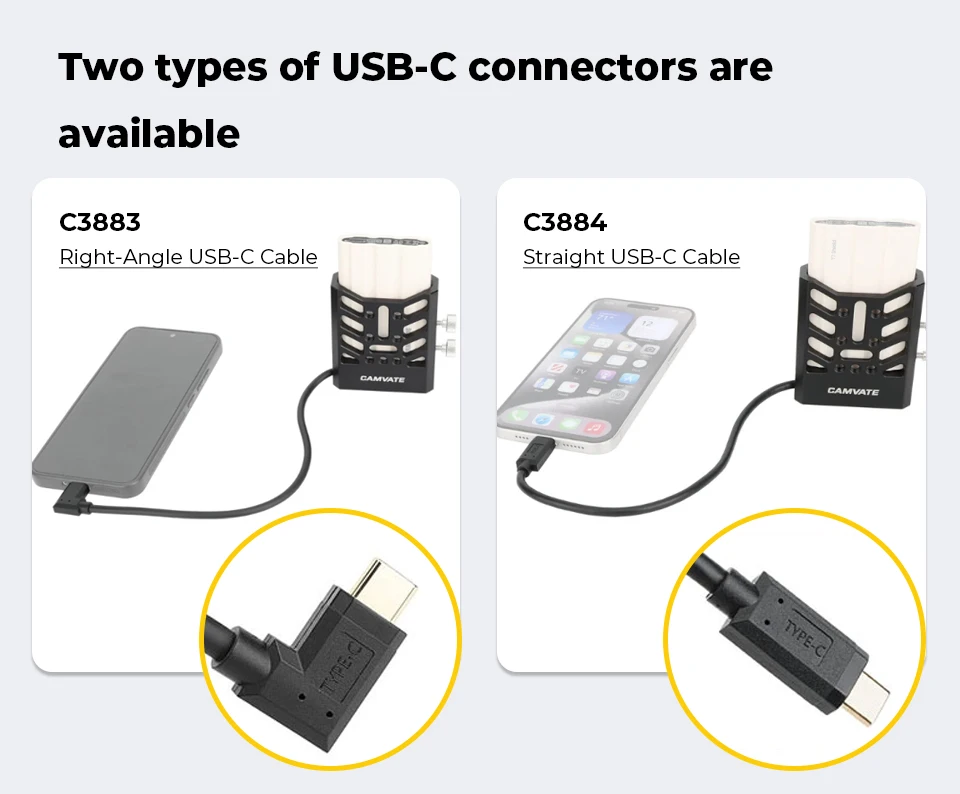 Mount Bracket SSD Holder With 1/4"-20 Screws and USB-C 3.2 Gen2 10 Gb/s Connecti