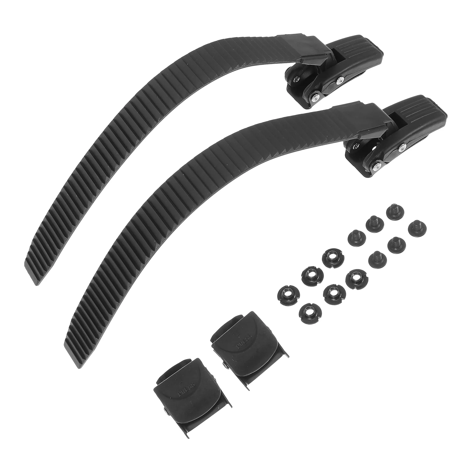 2 Sets Adjustable Skates Strap Creative Buckle Belt Roller Skate Accessory Durable Fixing Buckle Skateboard Shoe Professional