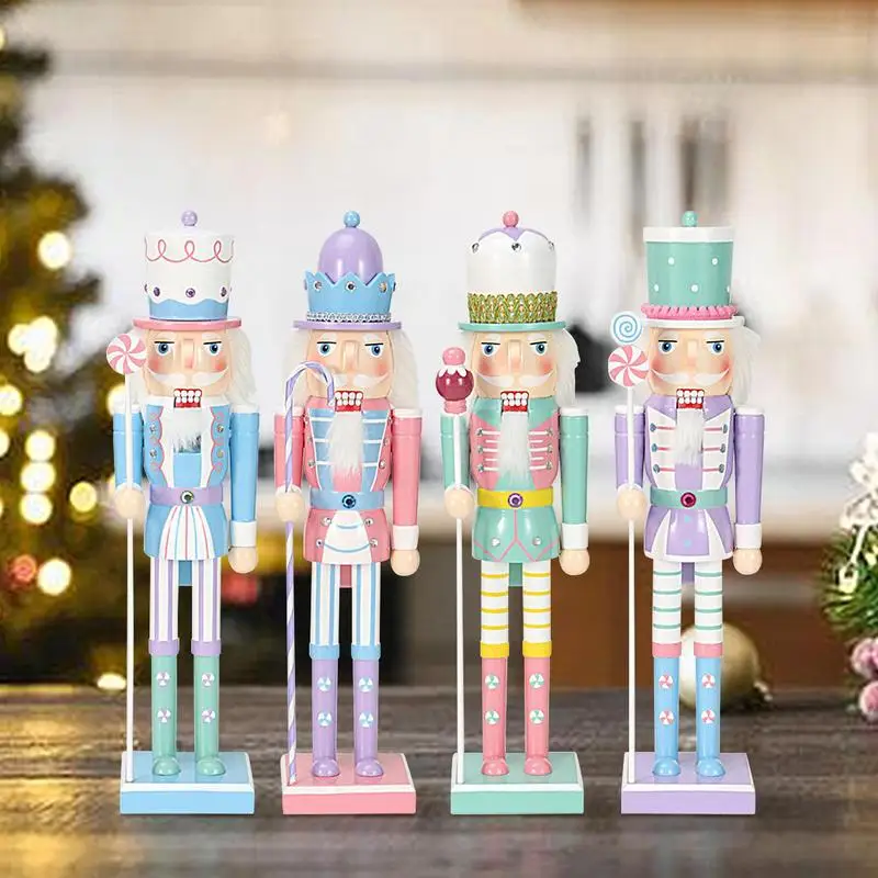 

Christmas Nutcracker Ornaments Wooden Centerpiece Nutcracker Soldier Christmas Party Decorations Ornaments Party Supplies