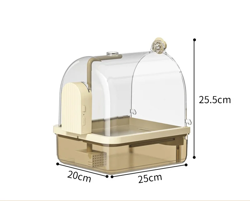 حمام الطيور المعلق الشفاف | متجر الجيل الأخضر
