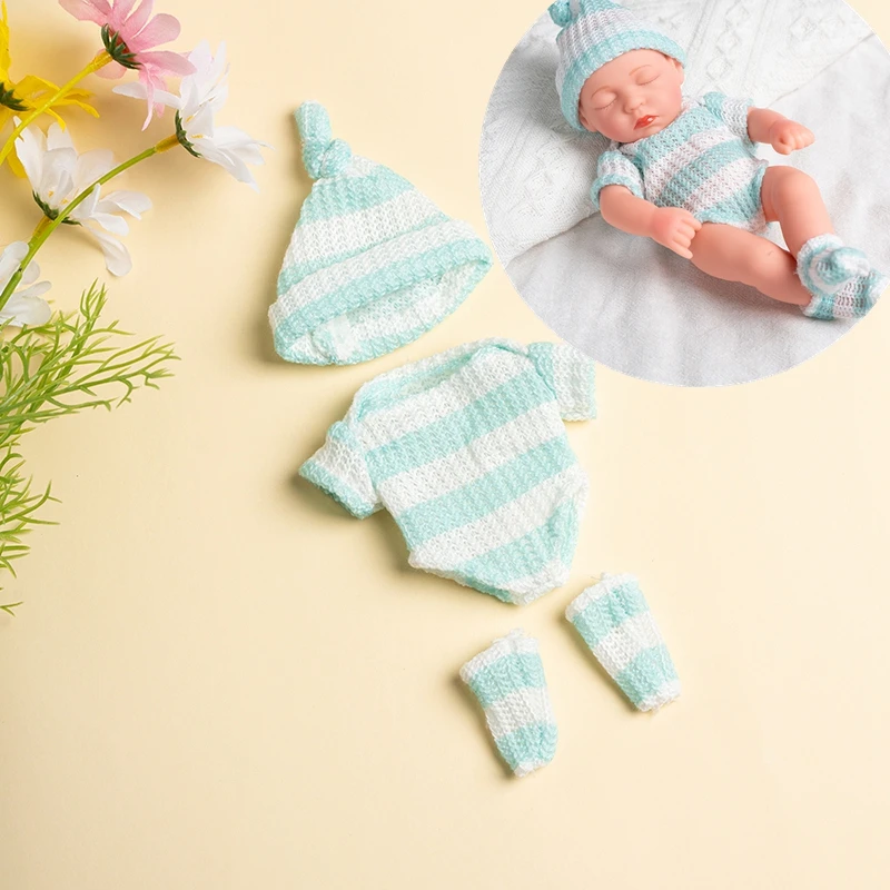 20cm Baby Dolls Clothes for DIY Toy Doll Accessories Suitable For 8inch Doll Sweater Jumpsuit Reborn Doll Clothes Accessories 2