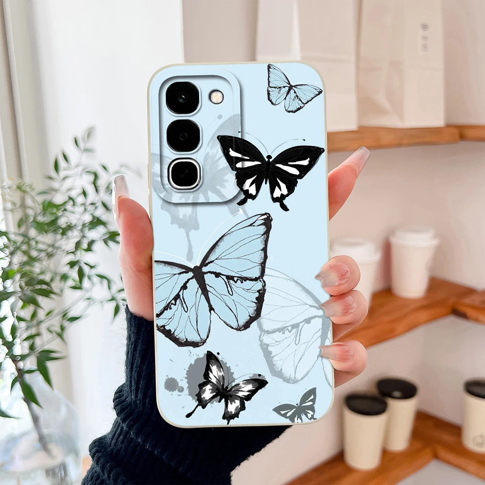 Sweet Flower Bunny Soft Liquid Silicone Lens Protection Phone Cover