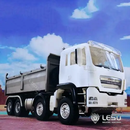 

LESU 1/14 TGS Metal Chassis 8*8 RC Tipper Dumper Truck DIY Model Light Sound Motor ESC Toys Gifts TOUCAN HOBBY TH17915