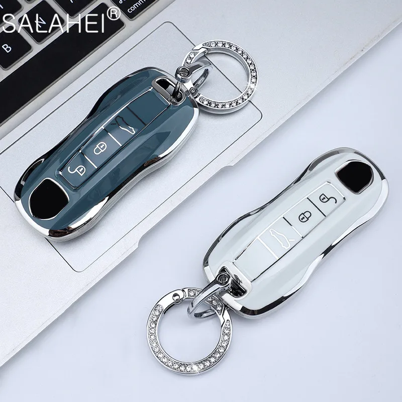 Car Remote Key Cases Cover Shell For Porsche Cayenne Macan 911 Boxster Cayman Panamera 986 987