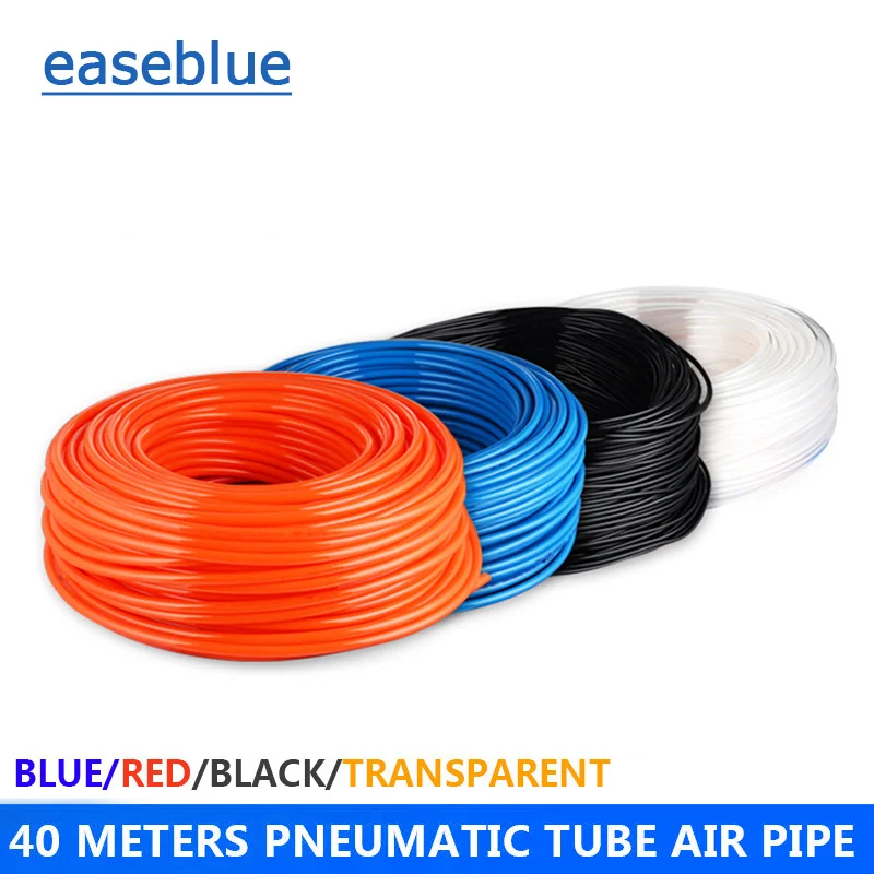 40meters Pneumatic Air Hose PU OD 4/6/8/10/12/14/16mm ID 2.5/4.5/6.5/8