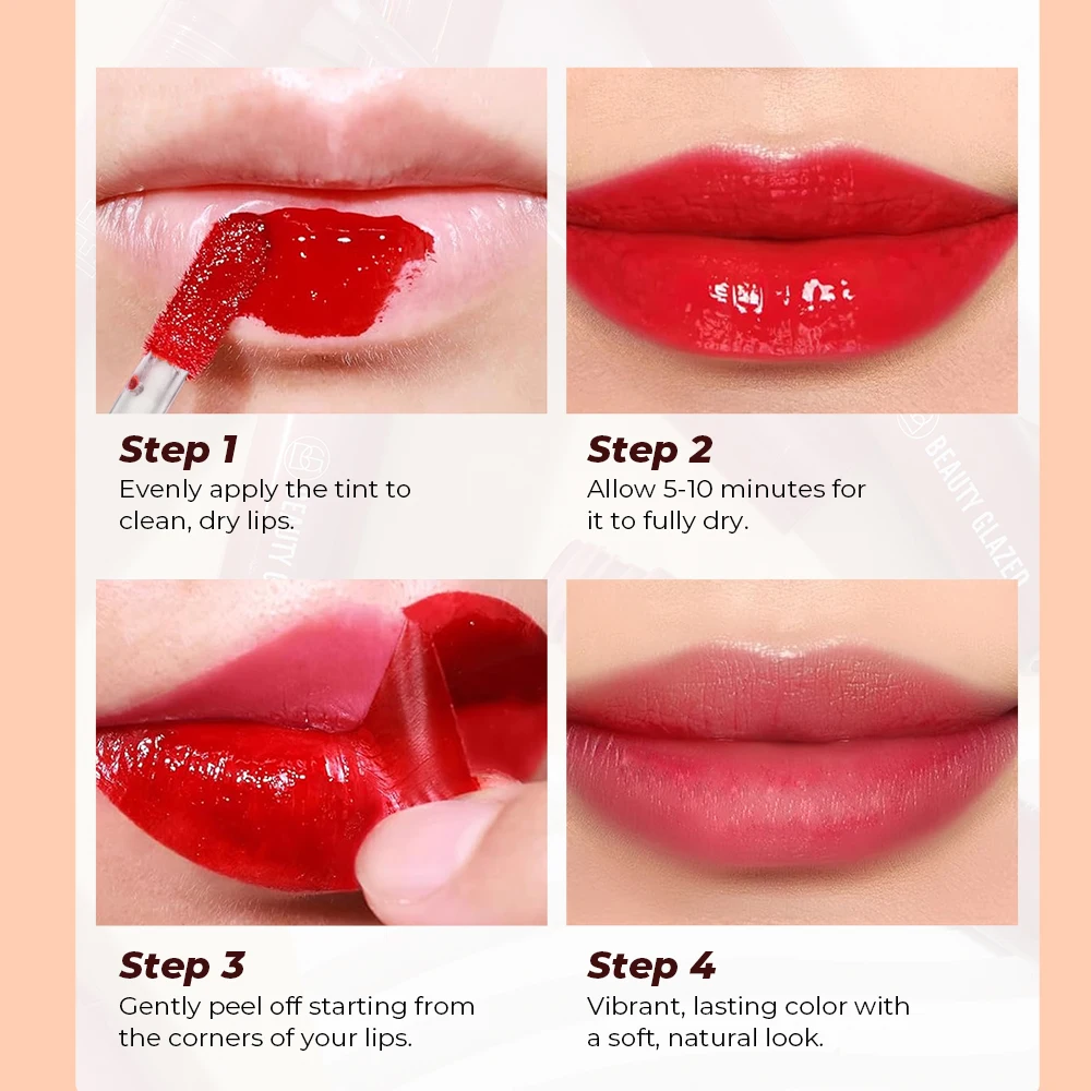6 Color Peel Off Liquid Lipstick Waterproof Long Lasting Tear Lip Makeup Women Sexy