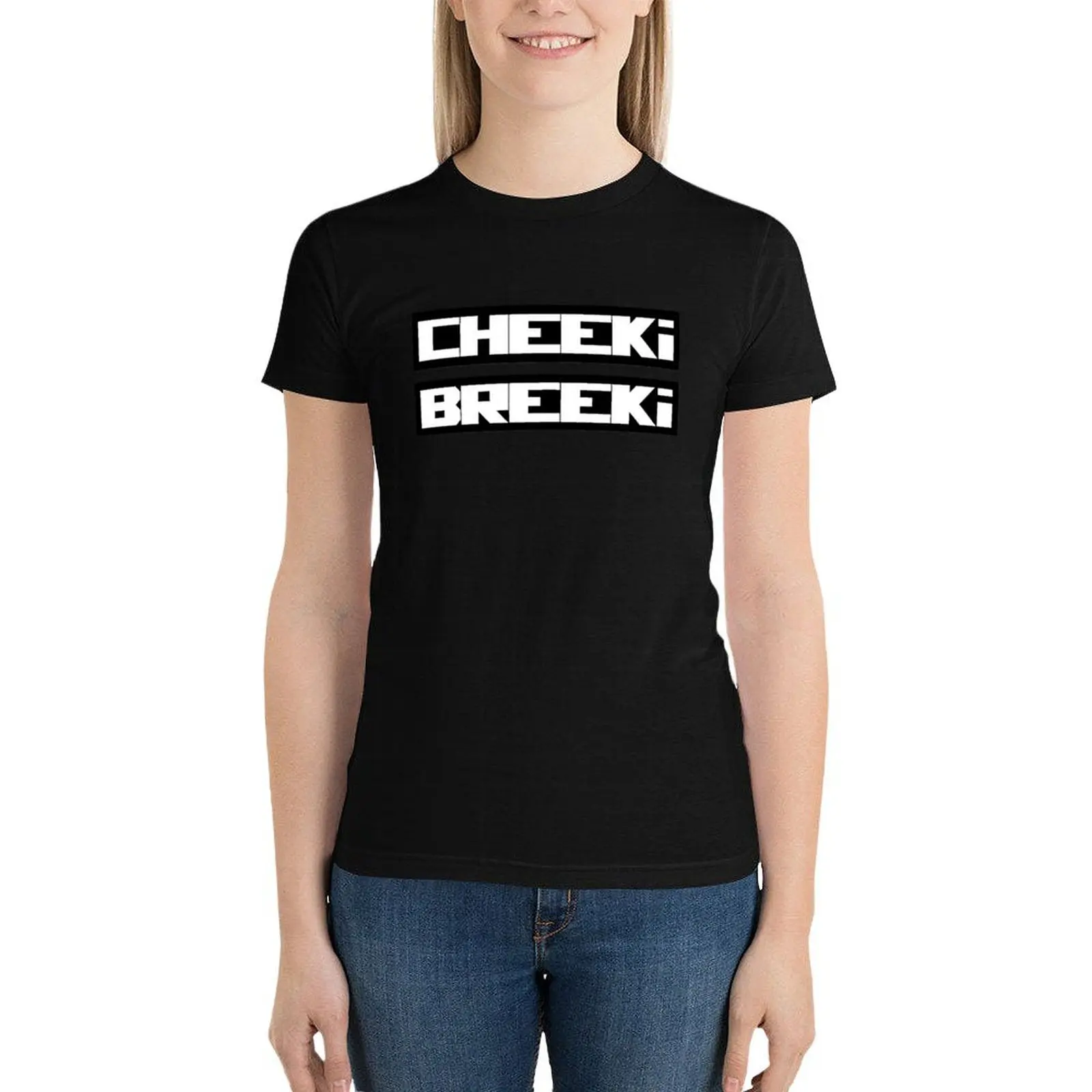 Escape from Tarkov Cheeki Breeki T-Shirt summer tops Blouse oversized t-shirt dress for Women sexy