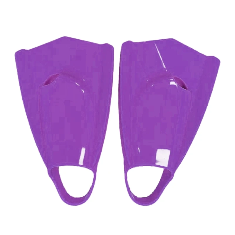 Silicone Swimming Fins Travel Size Flippers Short Snorkeling Fins Comfortable Swim Training Fins for Lap Swimming Pool 6