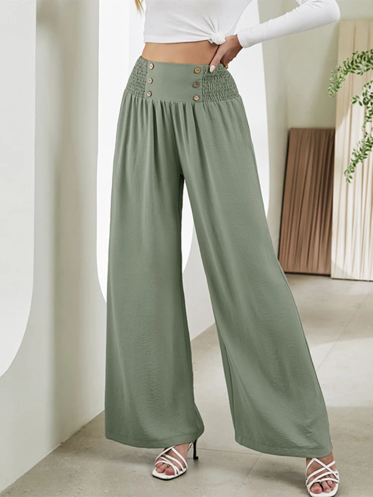 

2023 Spring Summer New Korean Fashion High Waist Wide Leg Pants Losse Casual Pants Woman Clothing Sweatpants Joggers Women