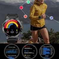 2026 New Smart Watch Men 800mAh Ultra Long Battery Life IP68 Waterproof Outdoor Sport Watches Bluetooth Call Military Smartwatch - Image 5