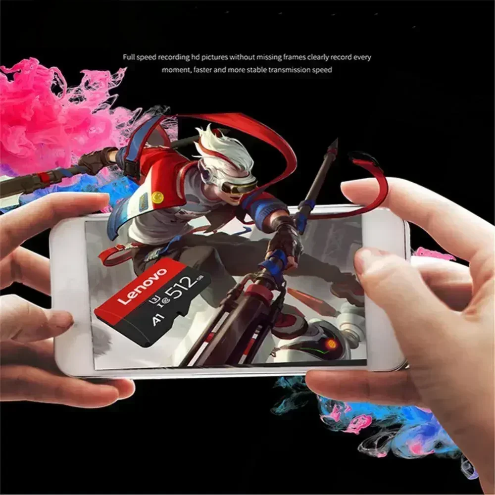 레노버 메모리 카드 1TB 고속 풀 HD 비디오 512GB 미니 SD 카드 256GB 128GB 64GB 최신형 마이크로 카드 (휴대폰/컴퓨터/카메라용)