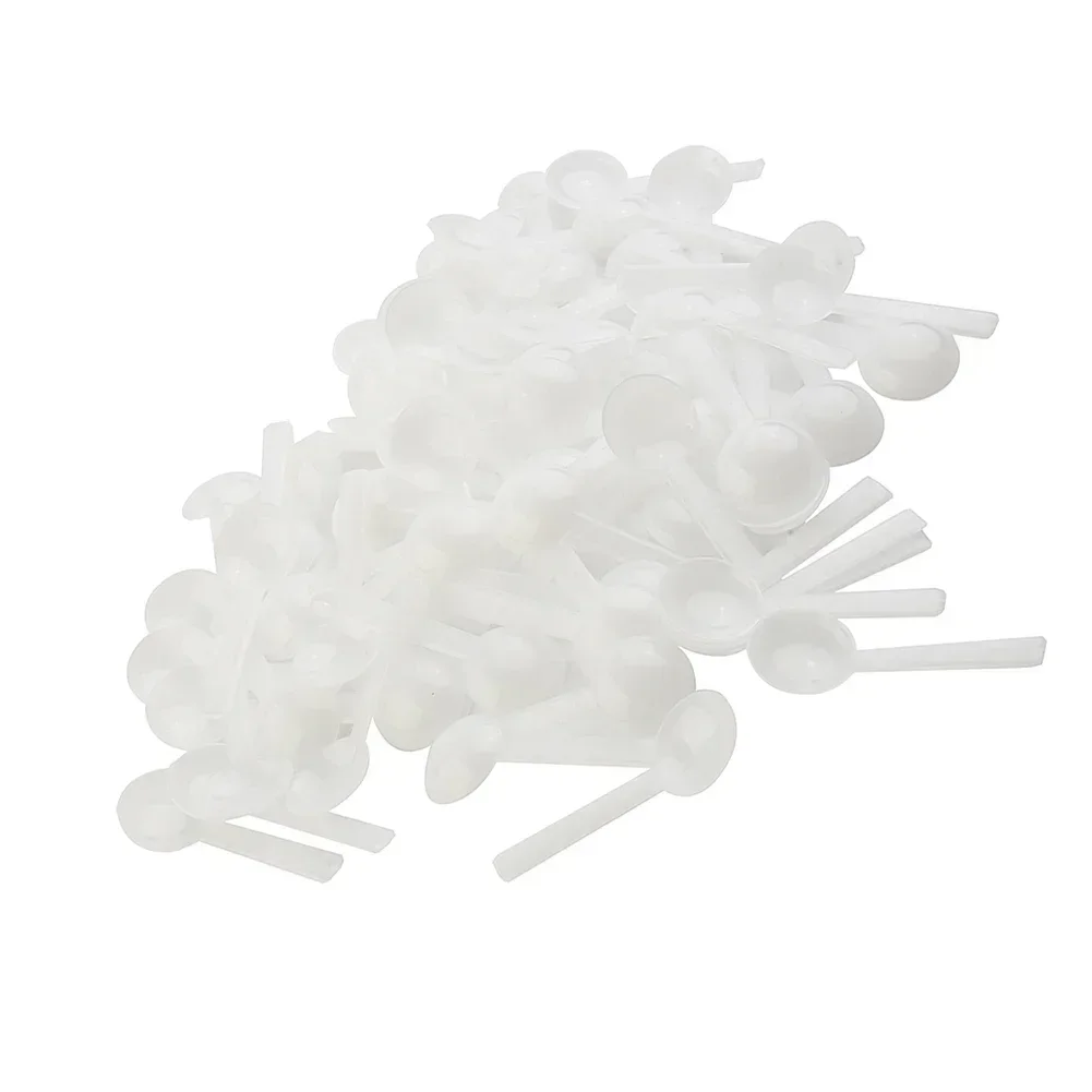 100pcs 1g plastic measuring scoop reusable food grade PP measure spoon milk coffee teaspoon milk powder kitchen tool kitchen measuring spoons measuring spoon set