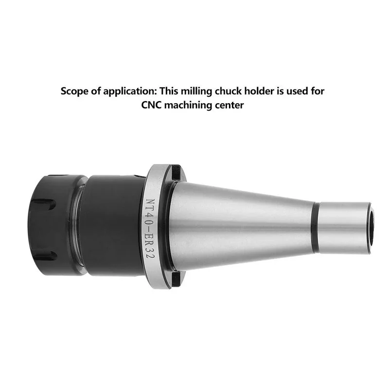 1set NT40-ER32 Milling Cutter Handle+ER32UM Red Wrench For CNC Machining Center Milling Chuck Holder
