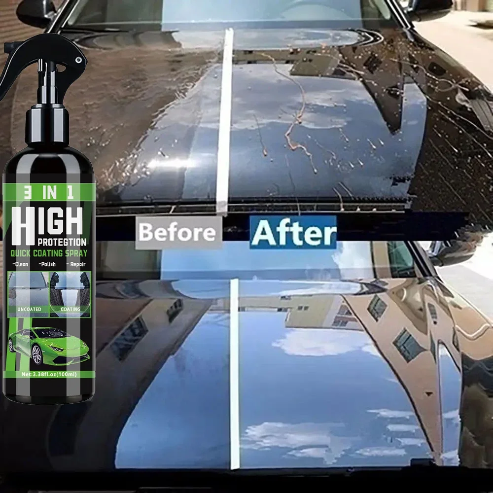 Car Nano Ceramic Coating Liquid Glass Quick Paint Polishing Waterproof ...