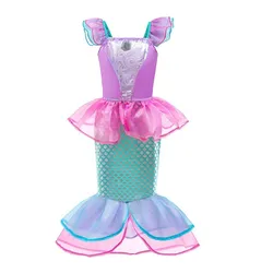Enchanting Little Mermaid Princess Dress for Girls - Birthday & Halloween Party Outfit (DD14)