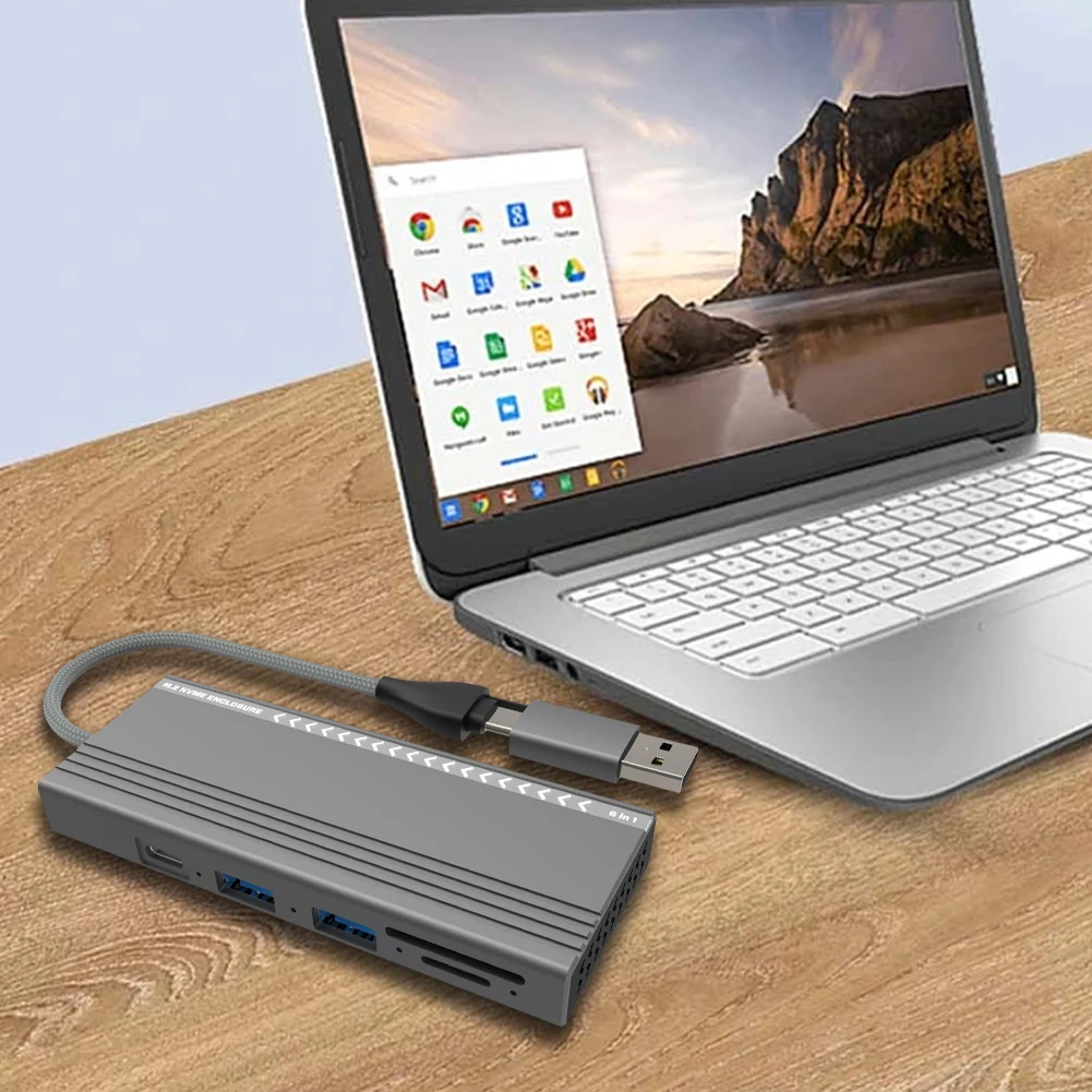 ƮϿ M.2 NVMe/SATA ϵ ̺ ̽, USB C Ÿ , 10Gbps ָ Ʈ ̺, 2 USB 2.0 Ʈ, SD/TF ī , 5  1
