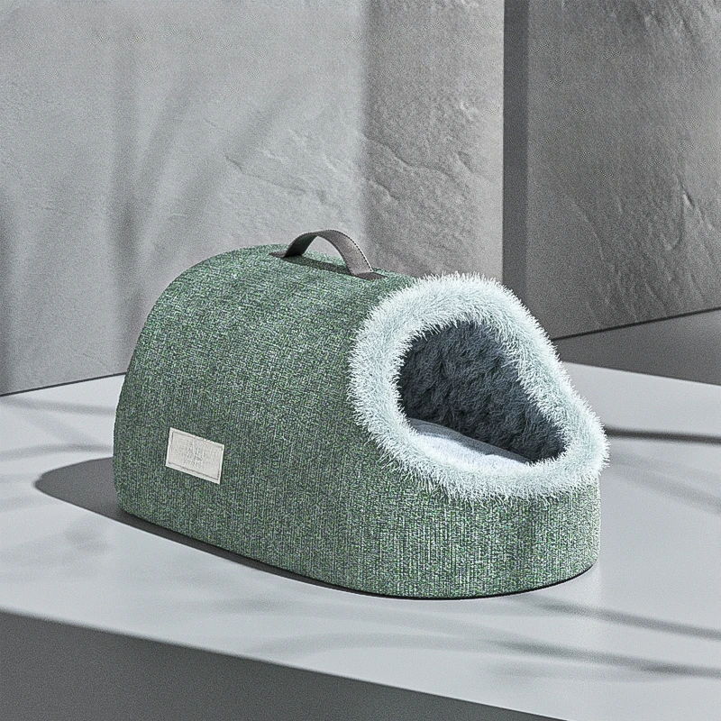 

Cat Nest Winter Warmth Fully Semi Enclosed Kitten House Senior Cat House