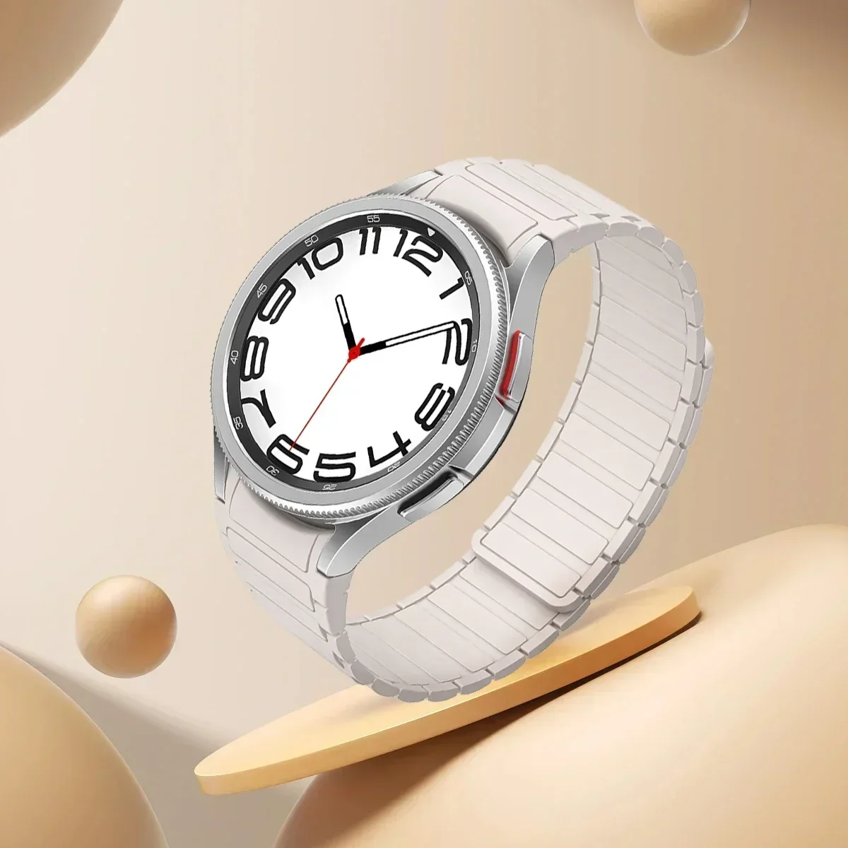Gap-Free Silicone Magnetic Bracelet Band