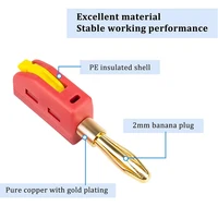 32A 4mm Solderless Banana Plug 4mm Quick Wire Connect Gold-plated Copper Banana Connectors Plugs Audio Copper Speakers Amplifier - Image 4