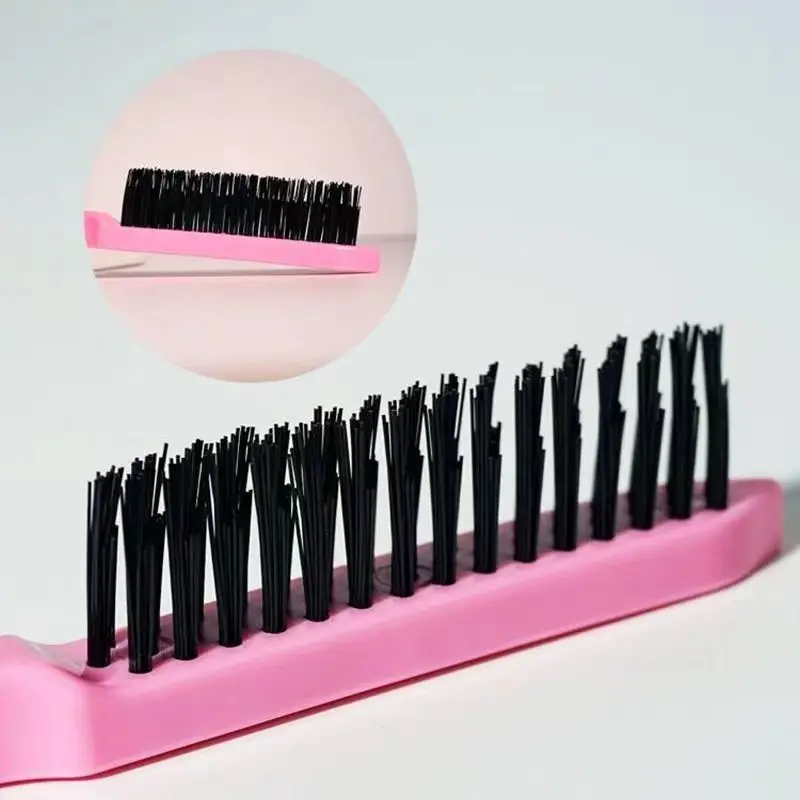 5pcs/set Detangling Hair Brush Curly Hair Curved Rat Tail Comb Set Edge Curly Salon Hair Tools 4