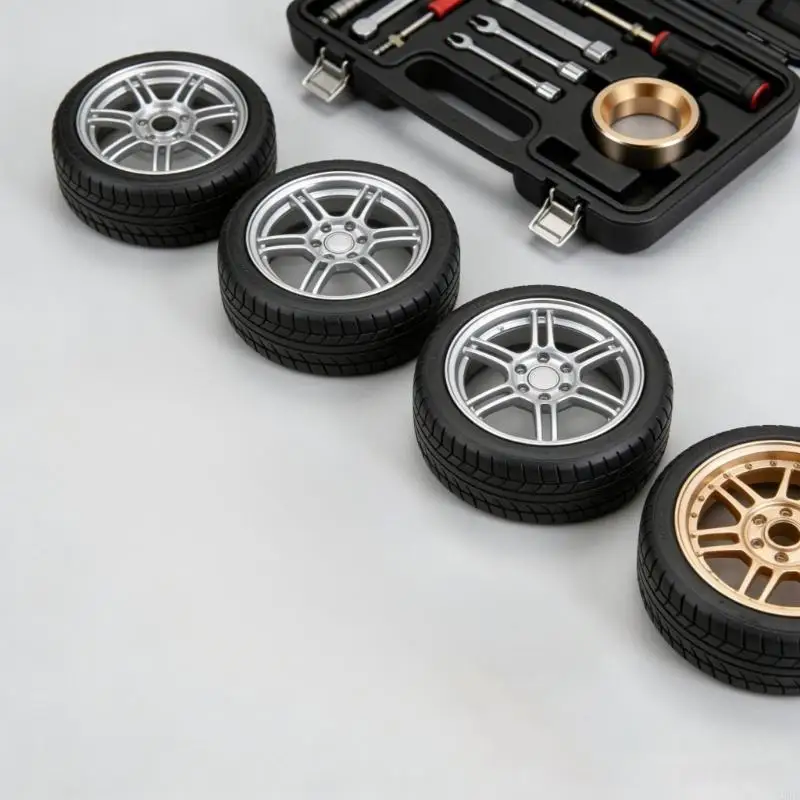 Radgewicht aus Messing für Maßstab 1:30 zur Senkung des Schwerpunkts, Upgrades für ferngesteuerte Autos A2UB – Detail 9