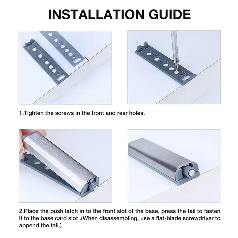 Push Latches for Cabinets Push to Open Cabinet Hardware Press Latch Kitchen Door Release Latch magnetic cabinet catches door catches magnetic cabinet latches cabinet door latch