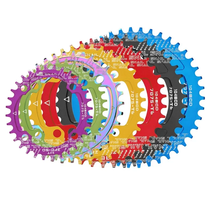 WANGZEYU Kettingbladen voor fietsen kettingblad 104BCD Ronde