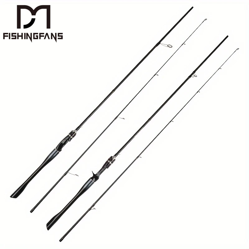 

Fishingfans 1.8m 2.1m 2.4m Carbon Fiber Spinning Casting Fishing Pole 7-16G Line WT 6-12LB Fast Fishing Rods