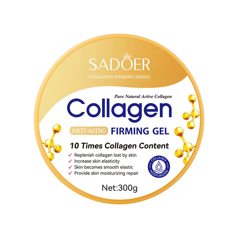 SADOER Collagen Facial Cream Face Moisturizing Gel Repair Brightening Firming Facial Creams Beauty Skin Care Products for Face