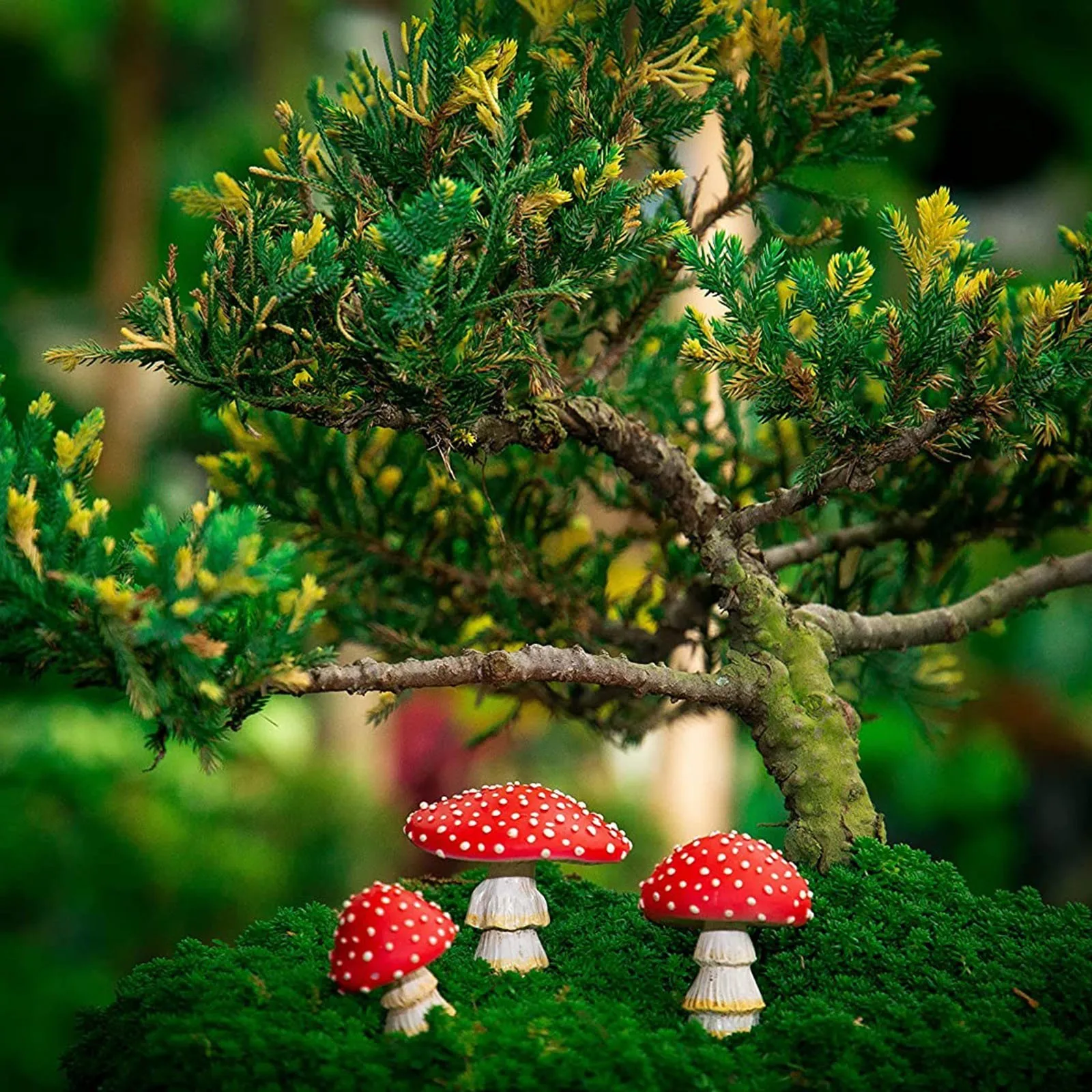 Fairy Garden Miniatures Mushroom Glow Dark
