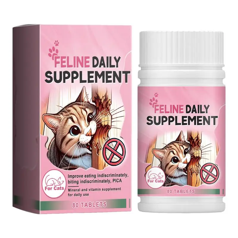 Kitten Nutritional Supplement Nutrients For Cats Kittens 80pcs Supplement Balanced Diet For Kittens Older Cats