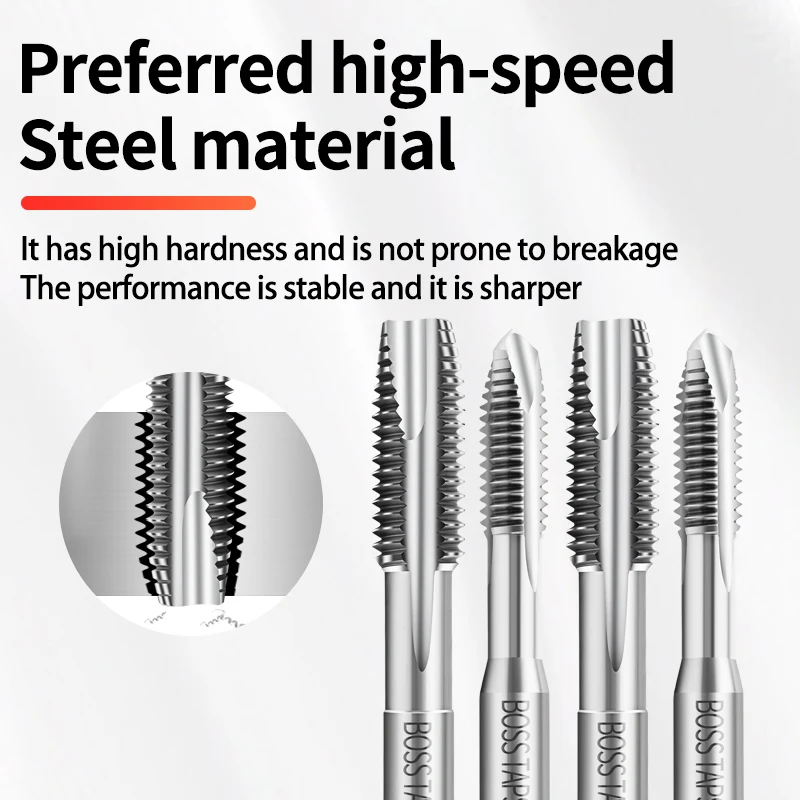 HSSE-M35 JIS Standard Insert Spiral Pointed Tap STI ST M2 M2.5 M3 M4 M5 M6 M8 M10 Machine Screw Thre