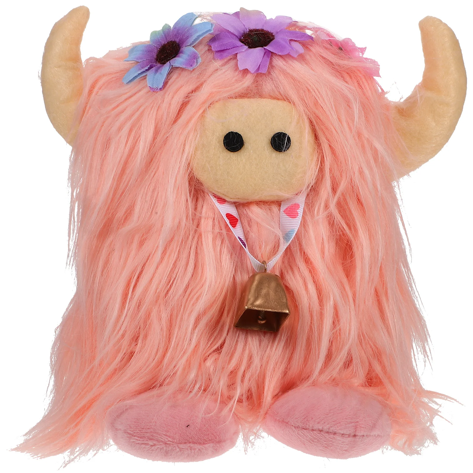

Plush Cow Decoration Adorable Stuffed Cow Plaything Decorative Cow Plaything