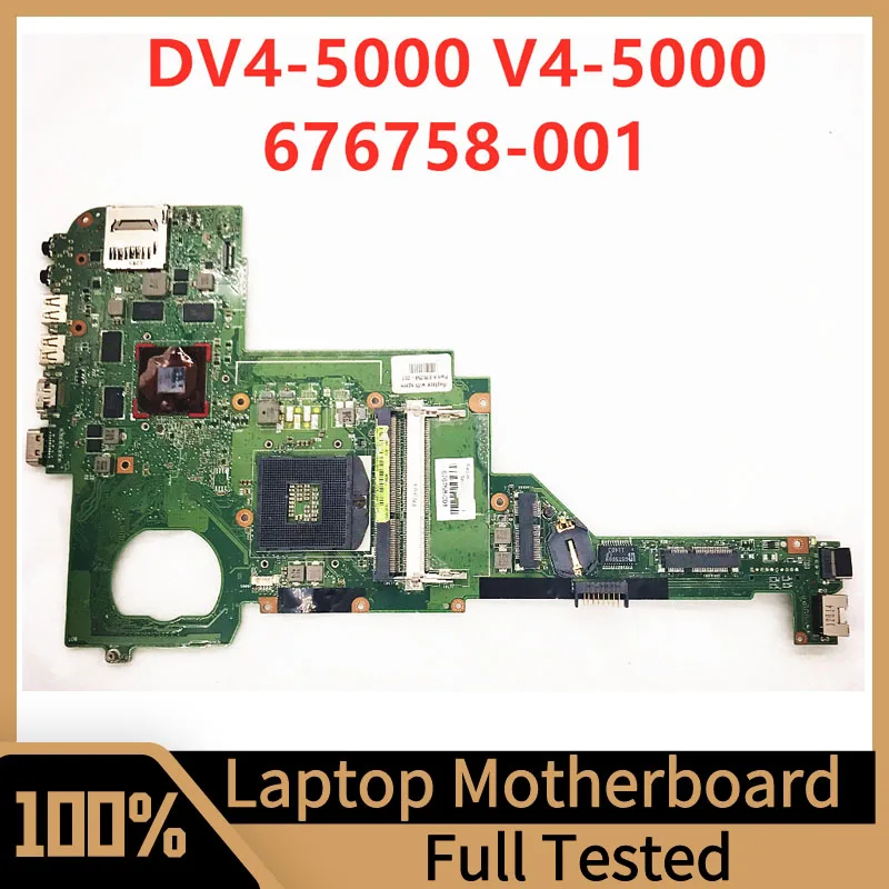 

676758-001 676758-501 676758-601 Mainboard For HP DV4-5000 V4-5000 Laptop Motherboard HM77 N13P-GL-A1 GT630M 100% Full Tested OK